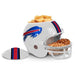 buffalo bills helmet shaped snack bowl with 3 compartments