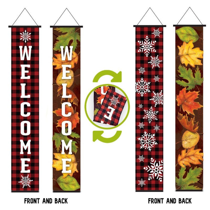 Fall/Winter Reversible Door Banner