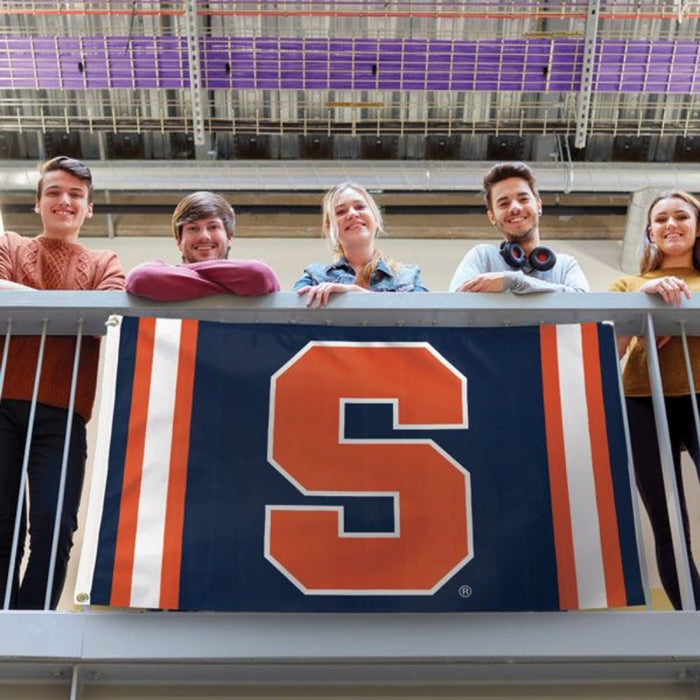 3x5' NCAA Syracuse Orange Vertical Stripes Polyester Flag