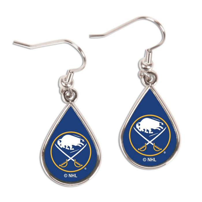 Buffalo Sabres Tear Drop Earrings