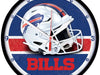 Buffalo Bills Round Helmet Clock