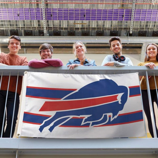 3x5' Buffalo Bills Away Stripes Polyester Flag