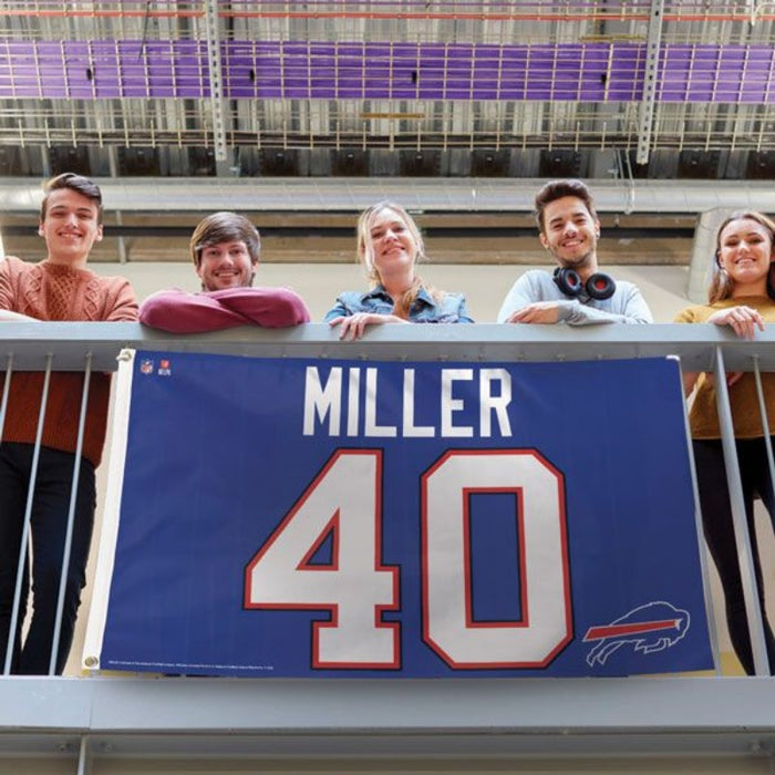 3x5' Buffalo Bills Von Miller Polyester Flag