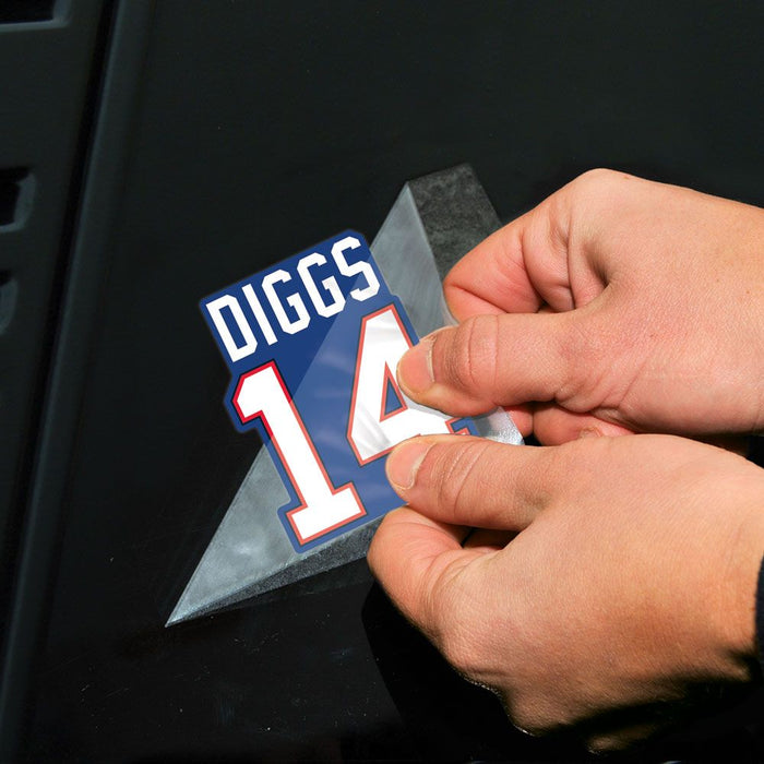 Buffalo Bills Stefon Diggs 2 Pack Die Cut Decals