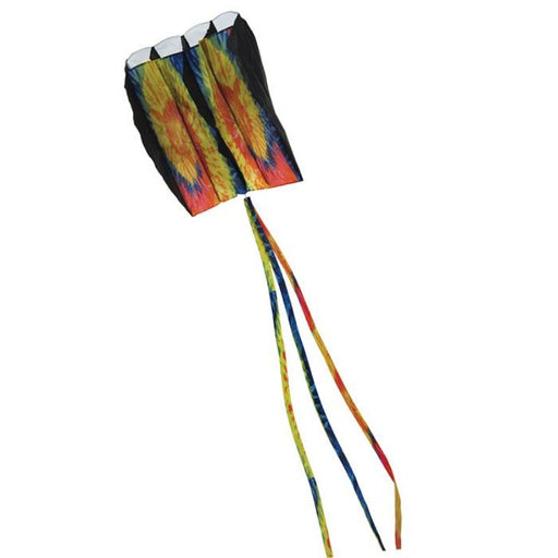 7.5 Tie Dye Black Air Foil Box Kite