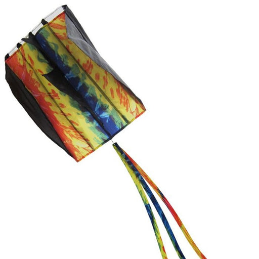 Tie Dye Pouch Parafoil Box Kite