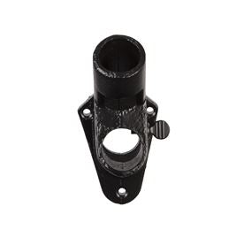 1" Dual Angle Black Cast Iron Bracket