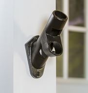 1" Dual Angle Black Cast Iron Bracket