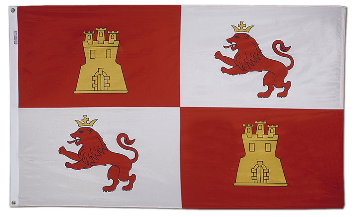 3'x5' Lions & Castles Nylon Flag