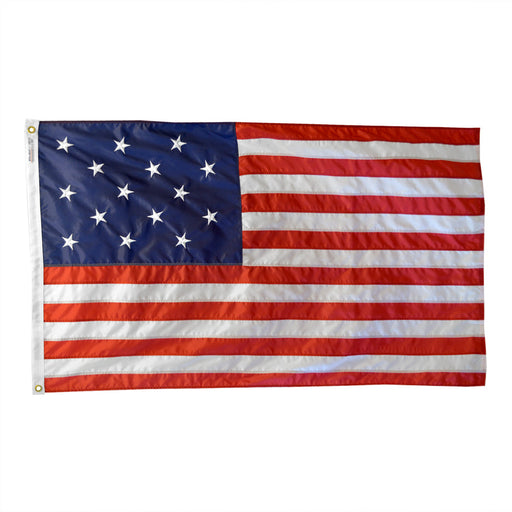 5x8' Star Spangled Banner Embroidered Nylon Flag