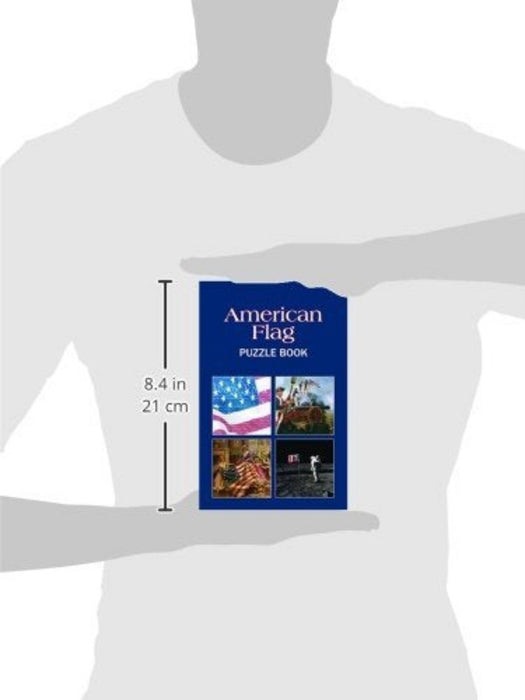 American Flag Puzzle Book is 8.4in x 5.5in