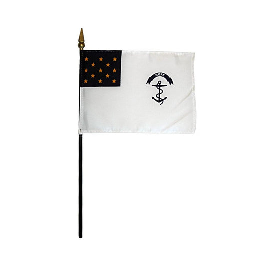 4x6" Rhode Island Regiment Stick Flag