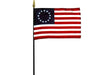 8x12" Betsy Ross Stick Flag