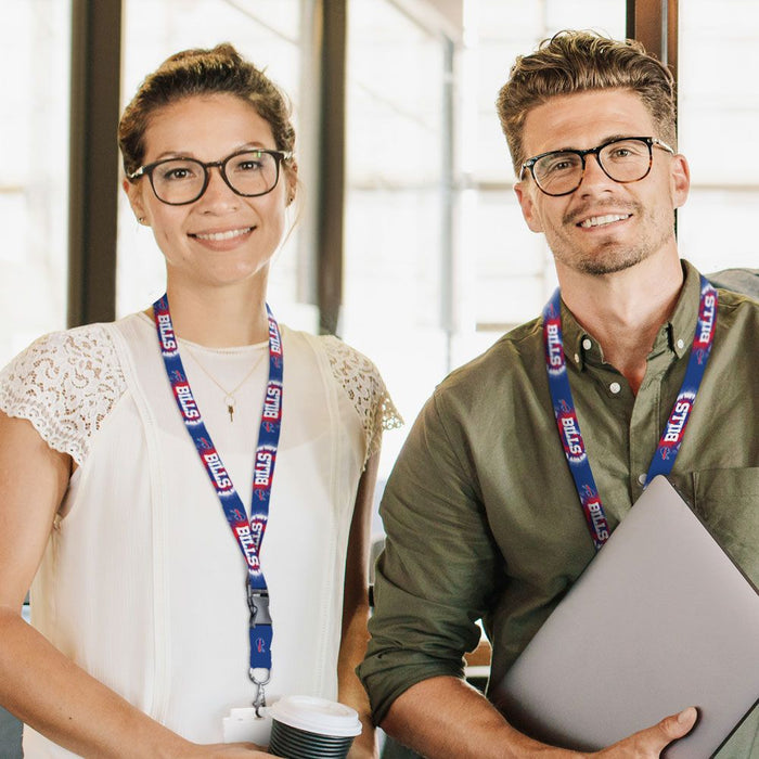 Buffalo Bills Tie-Dye Lanyard with Breakaway Buckle