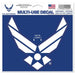 air force wings logo decal sticker