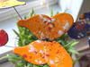 Orange Copper Enamel Butterfly Plant Pick