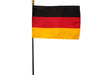 4"x6" Germany Stick Flag