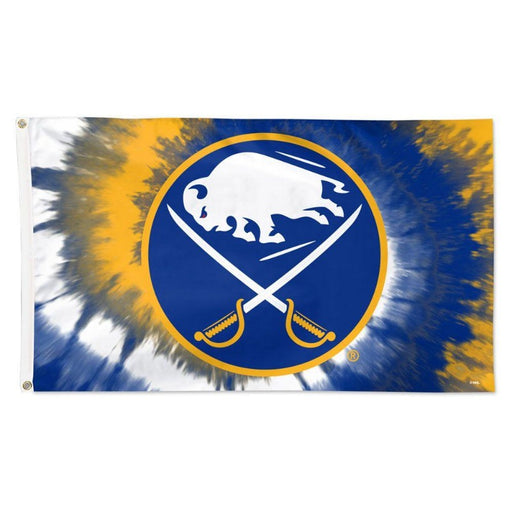 3x5' Buffalo Sabres Tie Dye Polyester Flag