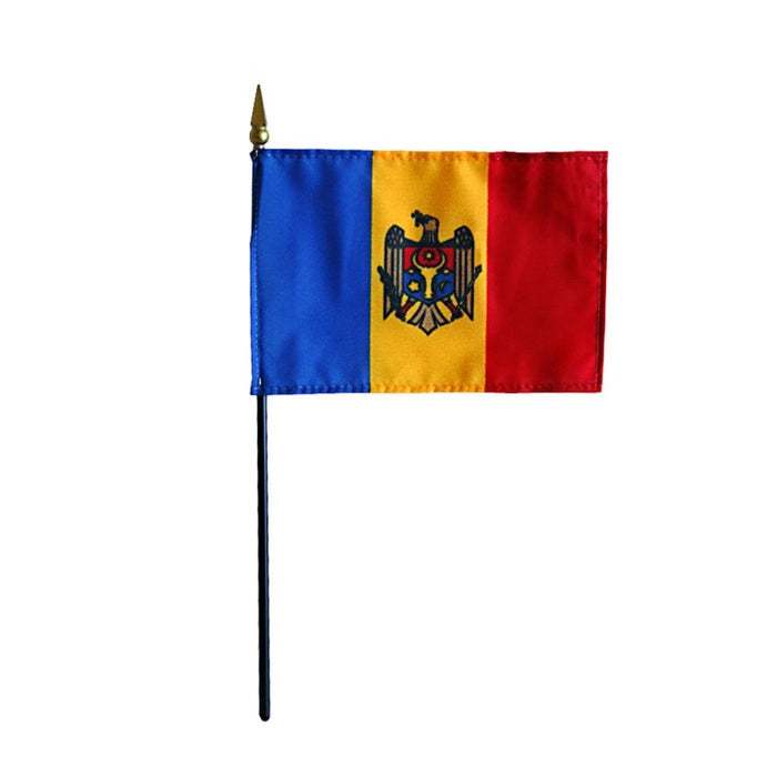 4x6" Moldova Stick Flag