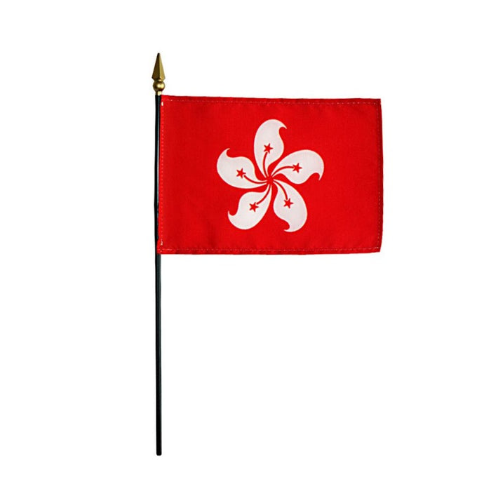 4x6" Xianggang (Hong Kong) Stick Flag