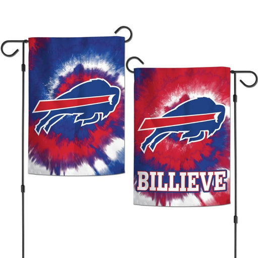 Buffalo Bills Tie Dye Garden Flag