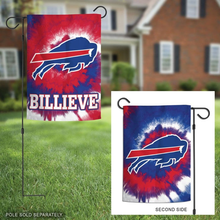 Buffalo Bills Tie Dye Garden Flag