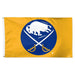 3x5' Buffalo Sabres Gold Polyester Flag