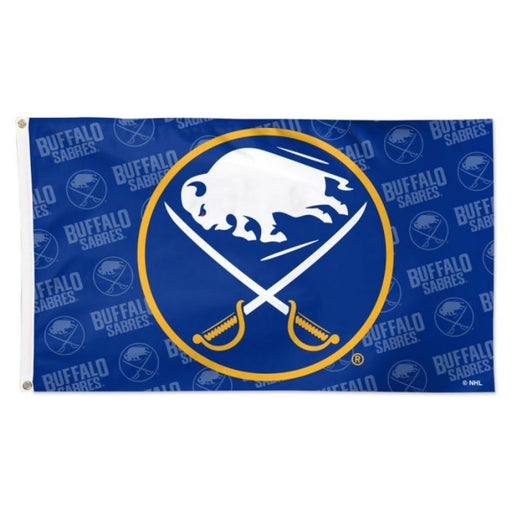 3x5' Buffalo Sabres Step & Repeat Polyester Flag