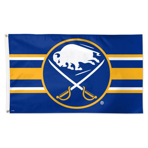 3x5' Buffalo Sabres Horizontal Stripes Polyester Flag