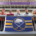 3x5' Buffalo Sabres Horizontal Stripes Polyester Flag