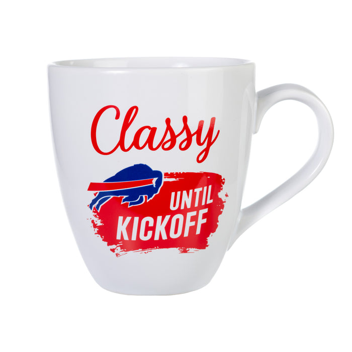 Buffalo Bills Ceramic Cup O'Java 17oz Gift Set - close-up mug 2