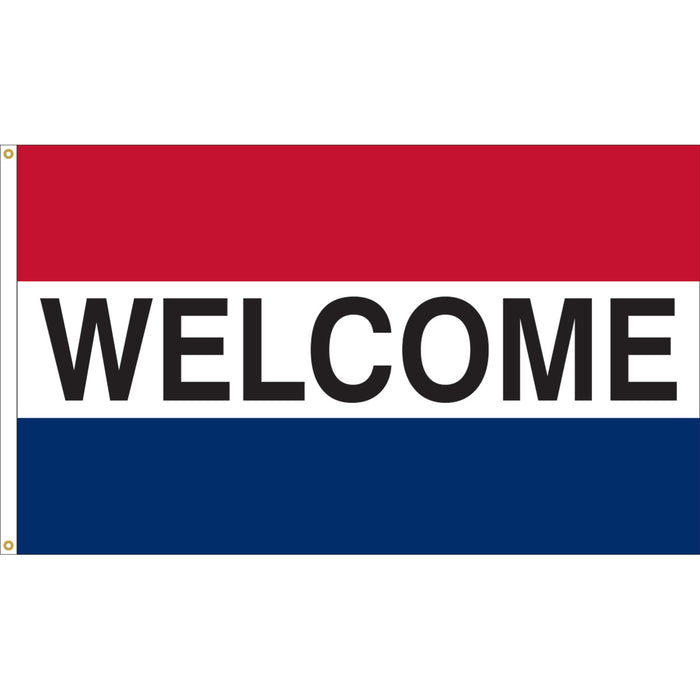 3'x5' Welcome Nylon Flag - Made In USA