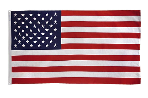 USA nylon Flag featuring embroidered stars and sewn stripes. 100% Certified Made in the U.S.A. by the FMAA