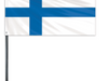 8x12" Finland Stick Flag