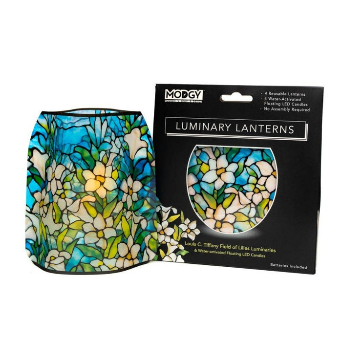 Field of Lilies Expandable Luminary Lantern