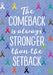 The Comeback Banner Flag has cancer support ribbons of various colors in the background