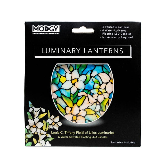 Field of Lilies Expandable Luminary Lantern