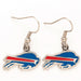 Buffalo Bills Logo Shaped Dangle Earrings