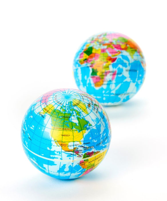 Globe Earth Stress Ball - sold individually 