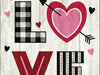 Love Valentine Double-Sided Garden Flag