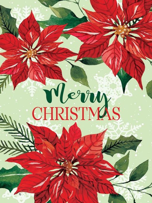 Poinsettia Trio Garden Flag