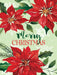 Poinsettia Trio Garden Flag