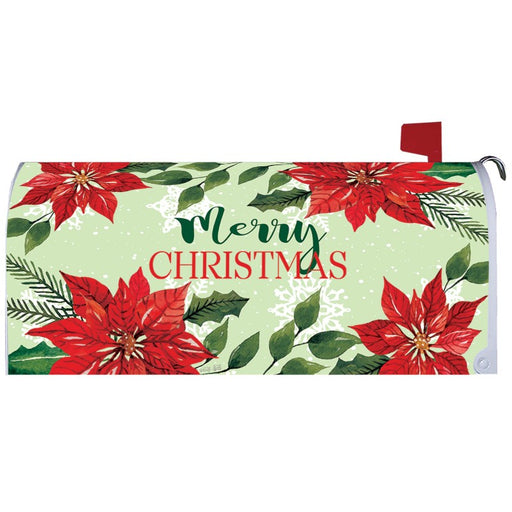 Poinsettia Trio Mailbox Cover