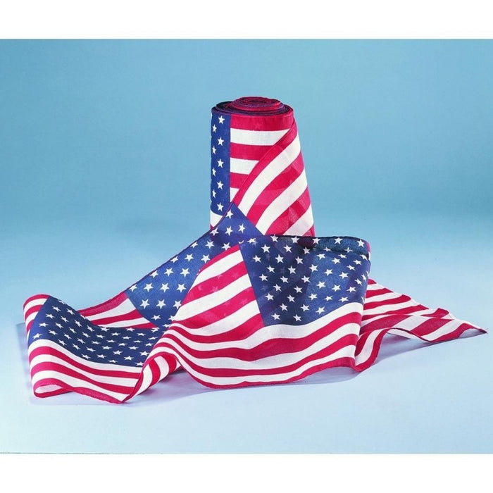 us flag repeated pattern bunting roll