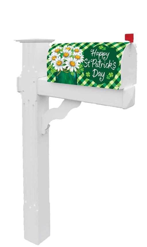 St. Pat's Daisies Mailbox Cover