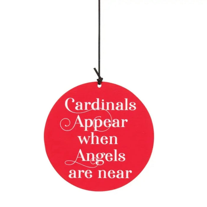 When Angels are Near Cardinal Wind Chime