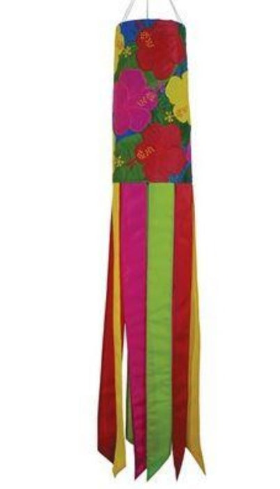 40" Tropical Flowers Windsock