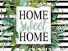 Striped Greens Double-Sided Garden Flag