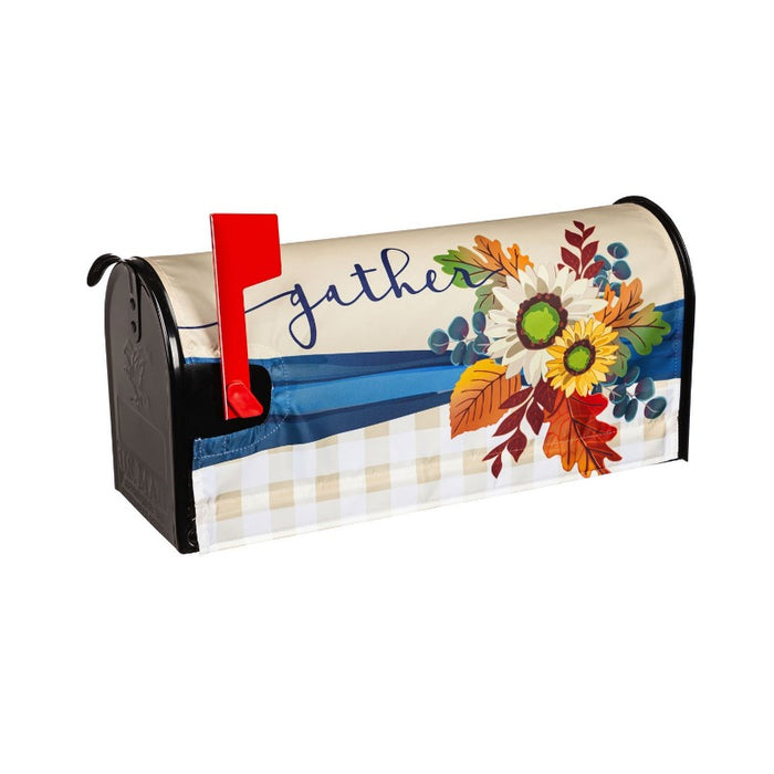 Fall Floral Gather Mailbox Cover