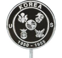 Korean War Aluminum Grave Marker